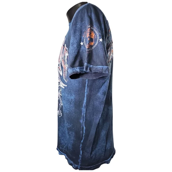 Affliction American Customs Live Fast graphic tee - Picture 2 of 6